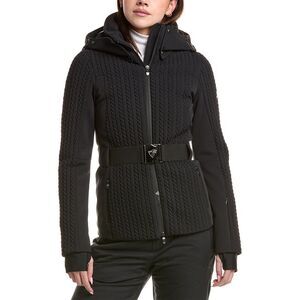 Post Card Womens  Belted Ski Jacket